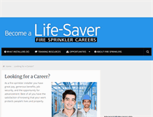 Tablet Screenshot of firesprinklerjobs.org